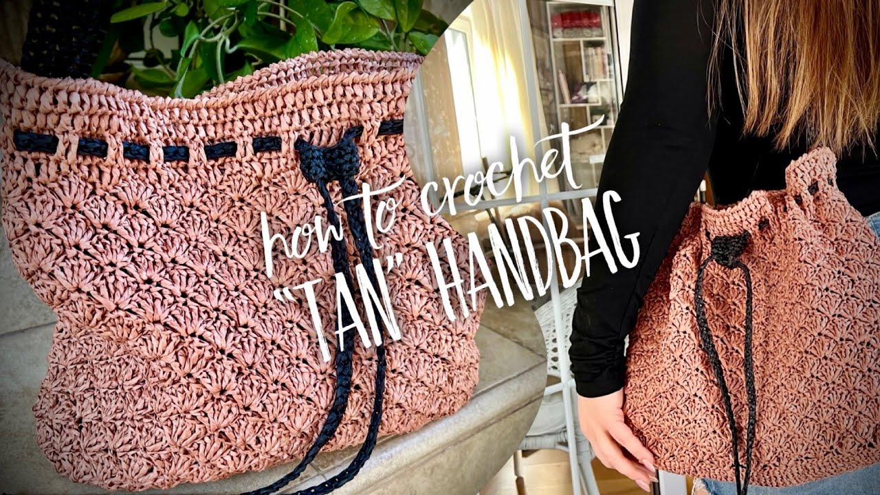 Шик! Так вы еще не вязали! Сумка крючком “Tan” 🔥🔥🔥 How to crochet handbag