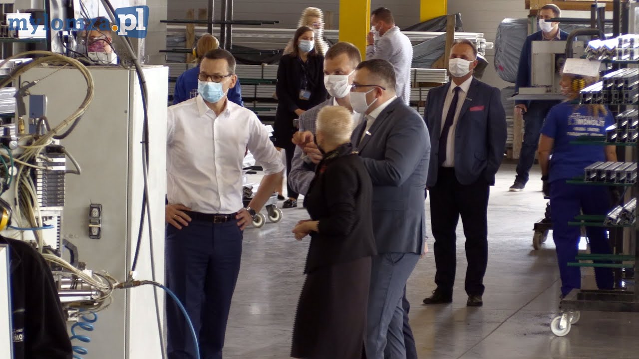 Premier Morawiecki z wizytą w Monolit Zambrów