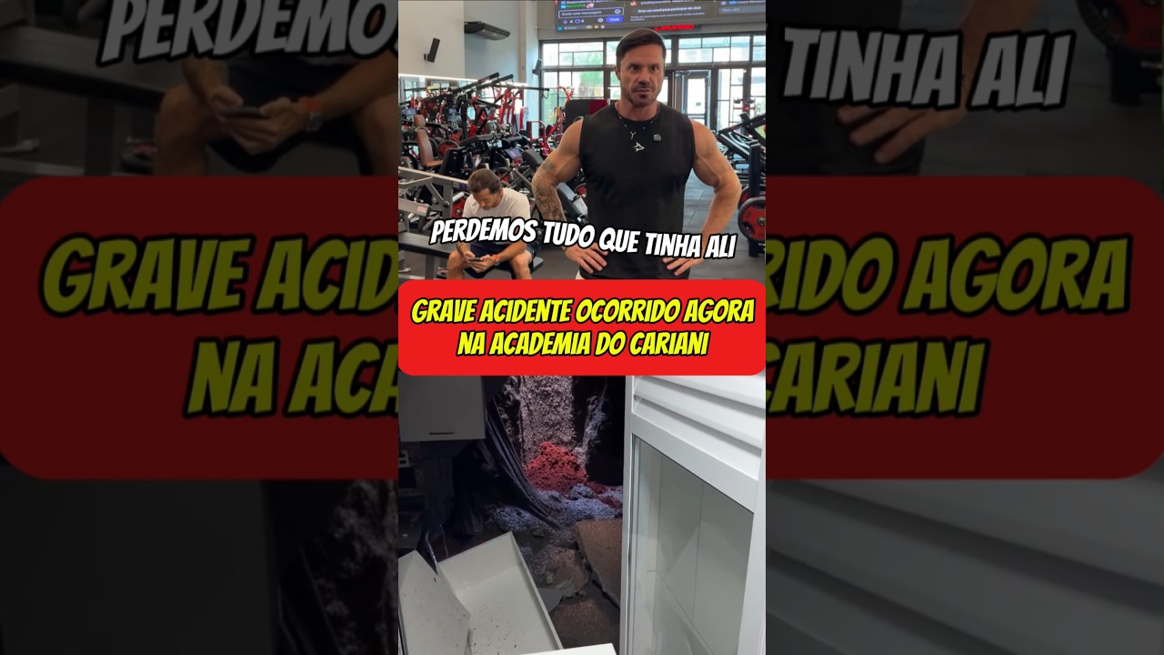 URGENTE! Grave acidente ocorrido agora na academia do Renato Cariani.