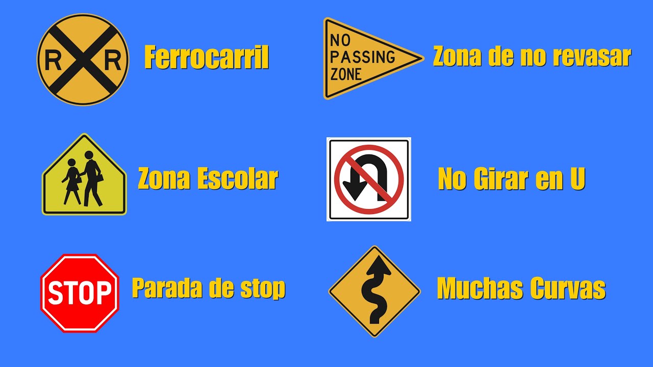 ¡Pon a prueba tu conocimiento de señales de transito en espanol!
