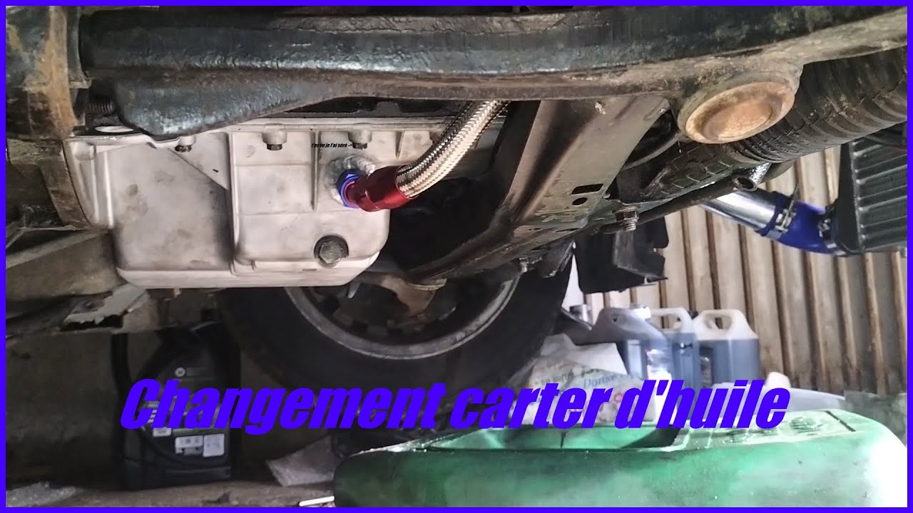 Je change le carter d'huile - 316 turbo épisode 9