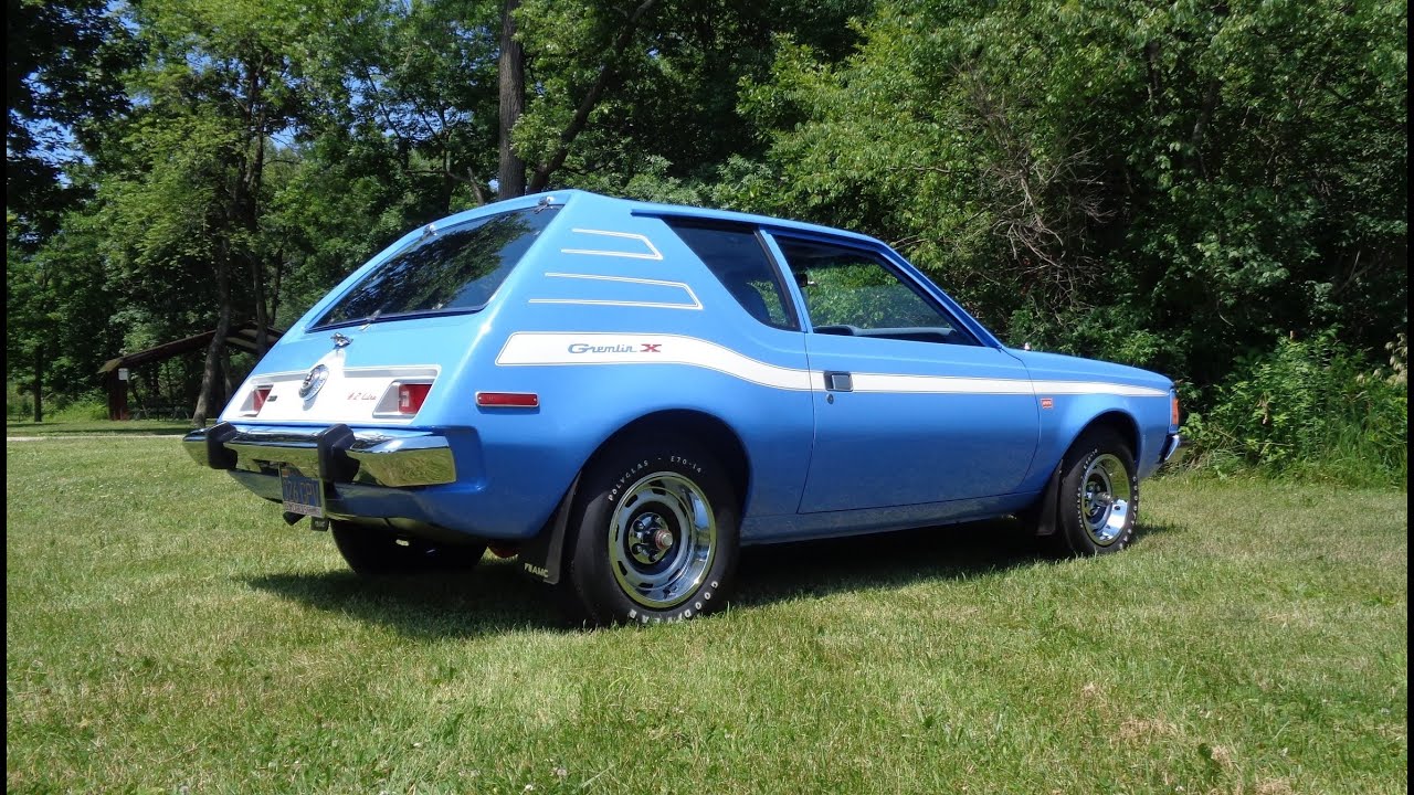 1973 American Motors AMC Gremlin X Levi Edition in Maxi Blue & Ride My Car Story with Lou Costabile