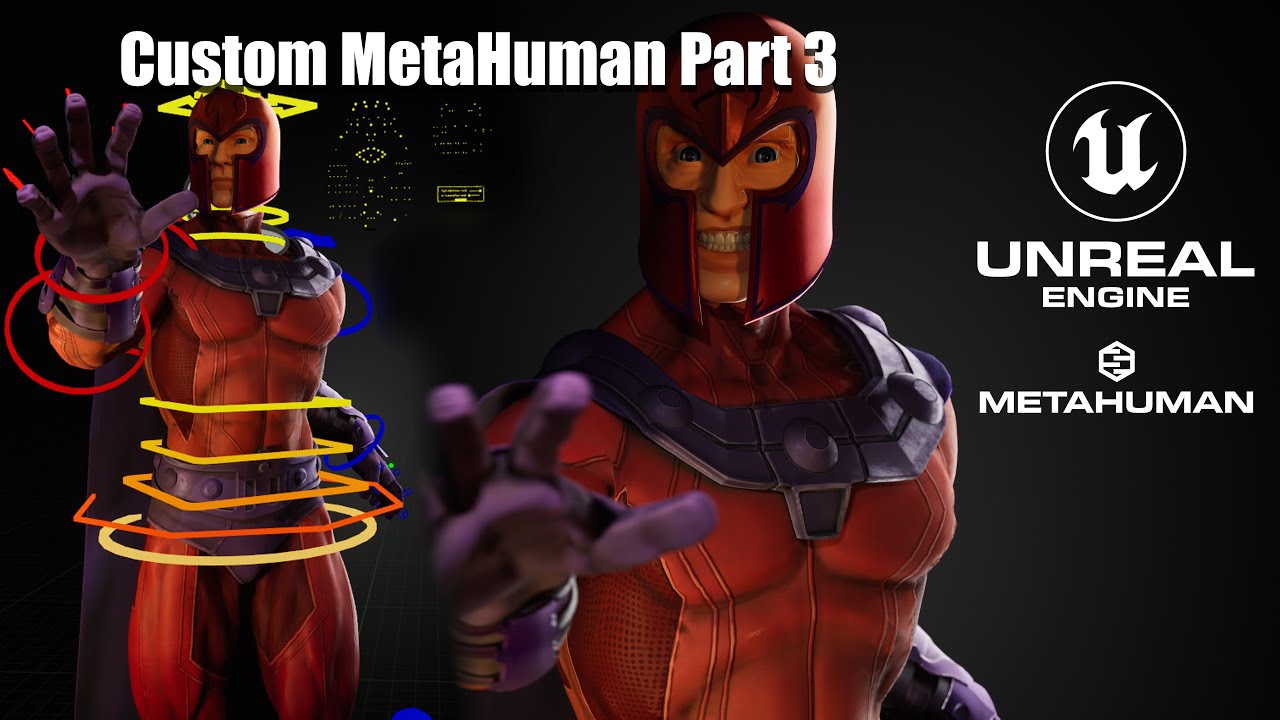 Create a Custom MetaHuman without buying any addons Part 3