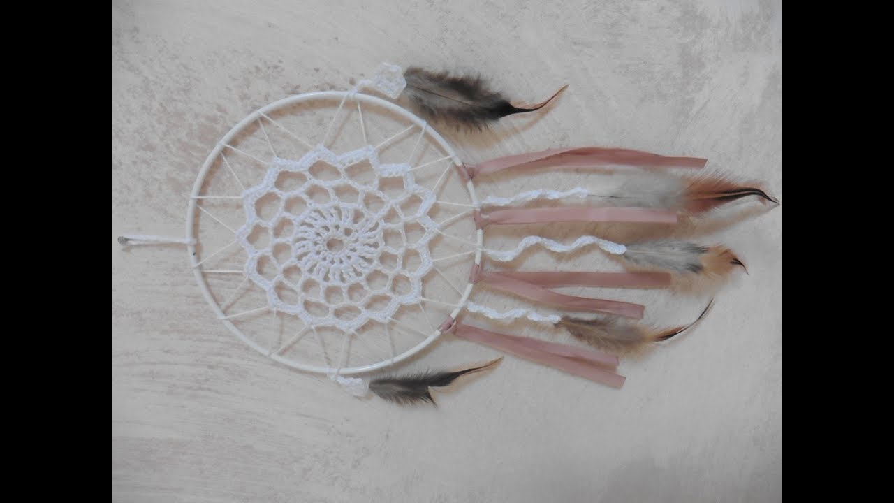 L'attrape rêves au crochet / Dreamcatcher with crochet