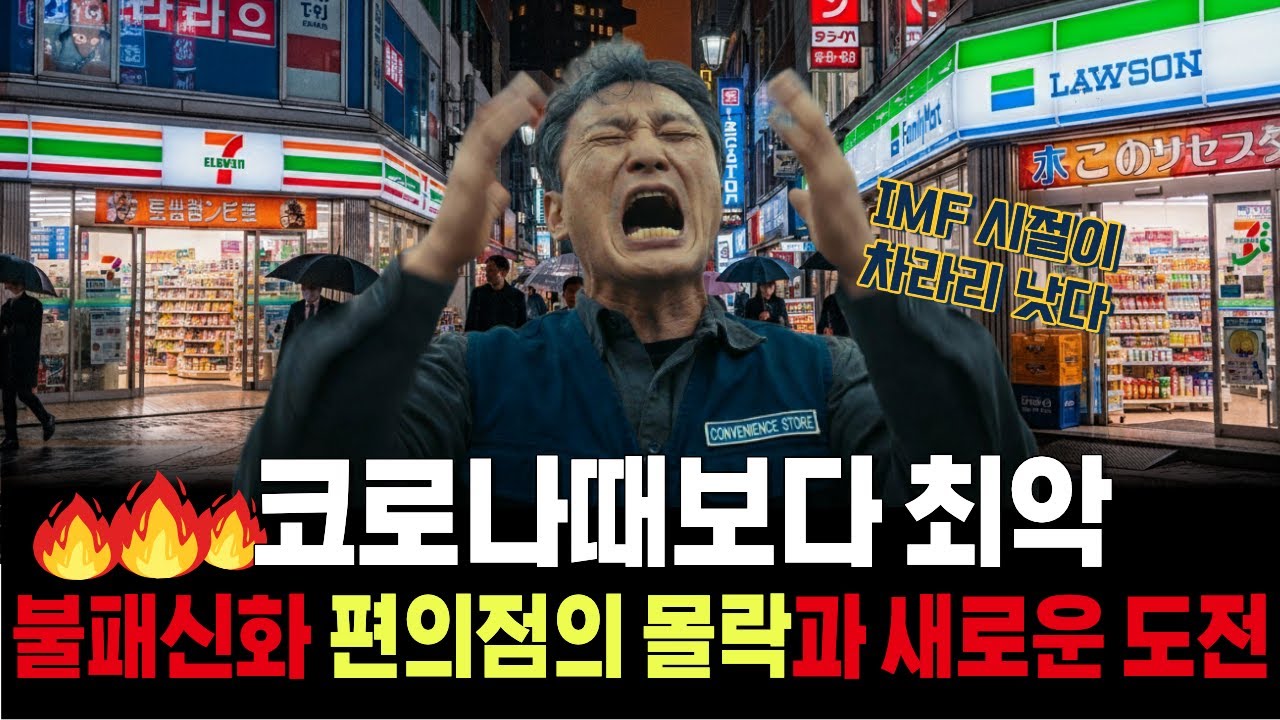 '무너져가는 불패신화' IMF 보다 심각한 몰락 위기의 한국 편의점 경제ㅣ경제이슈ㅣ세계경제ㅣ이슈ㅣ뉴스