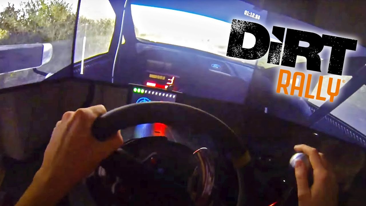 Rally Driver Louise Cook plays DiRT Rally on Wales Rally GB