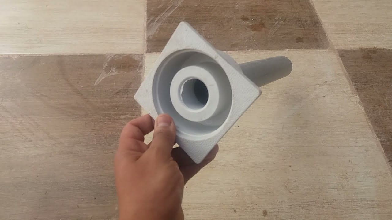 كيفية تركيب السيفون / comment installer un siphon de sol