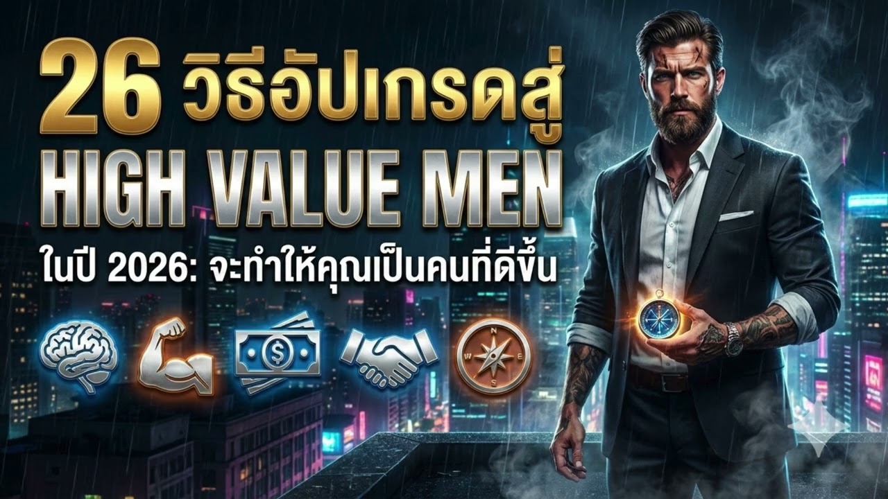 วิธีอัปเกรดตัวเองสู่ High Value Men ในปี 2026
