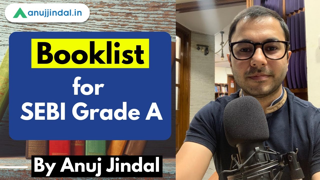 SEBI Grade A Booklist By Anuj Jindal