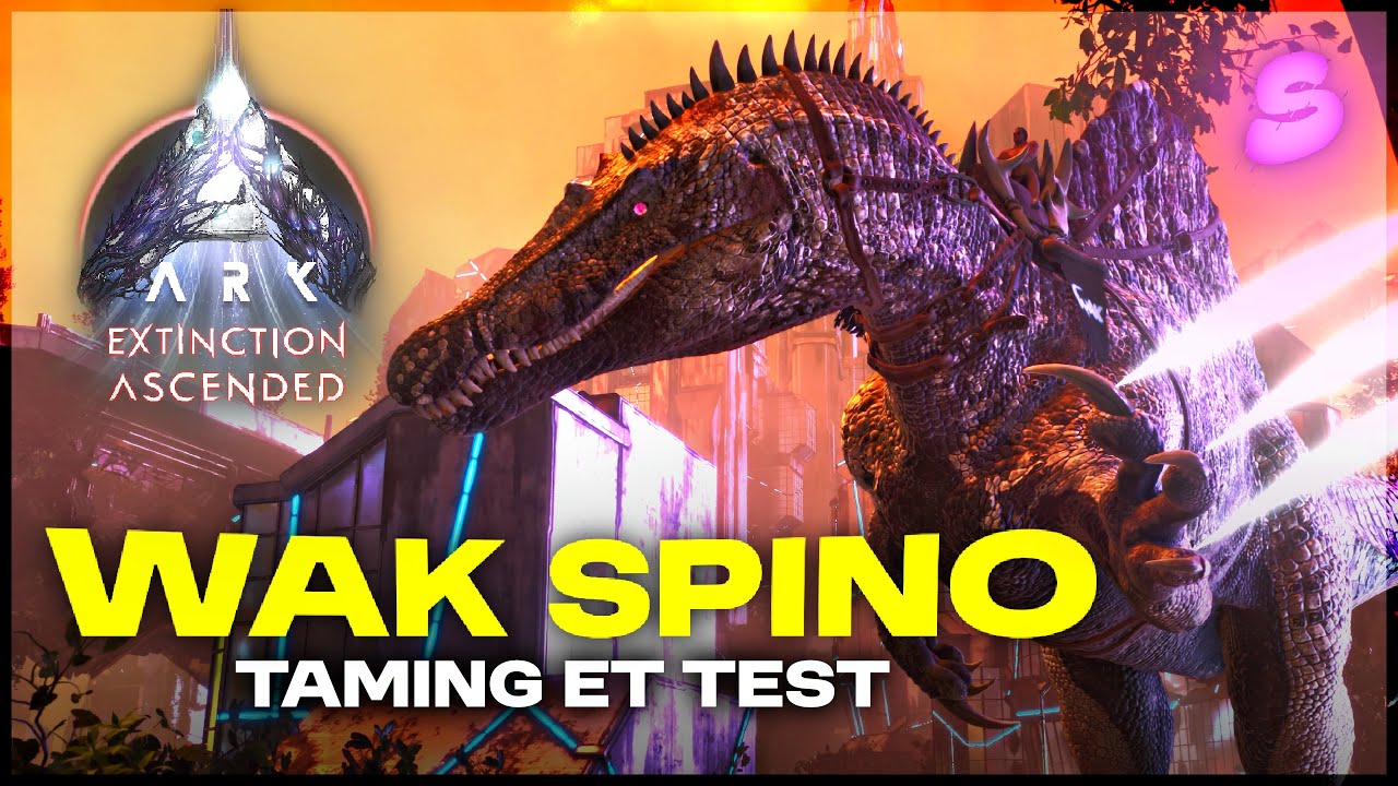 TAMING du NOUVEAU WAK SPINOSAURUS de @xako6488 
