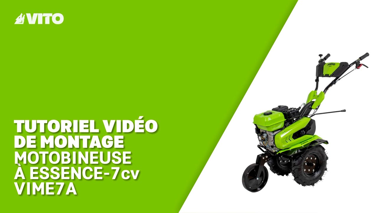 Tutoriel de montage - Motobineuse à essence VITO