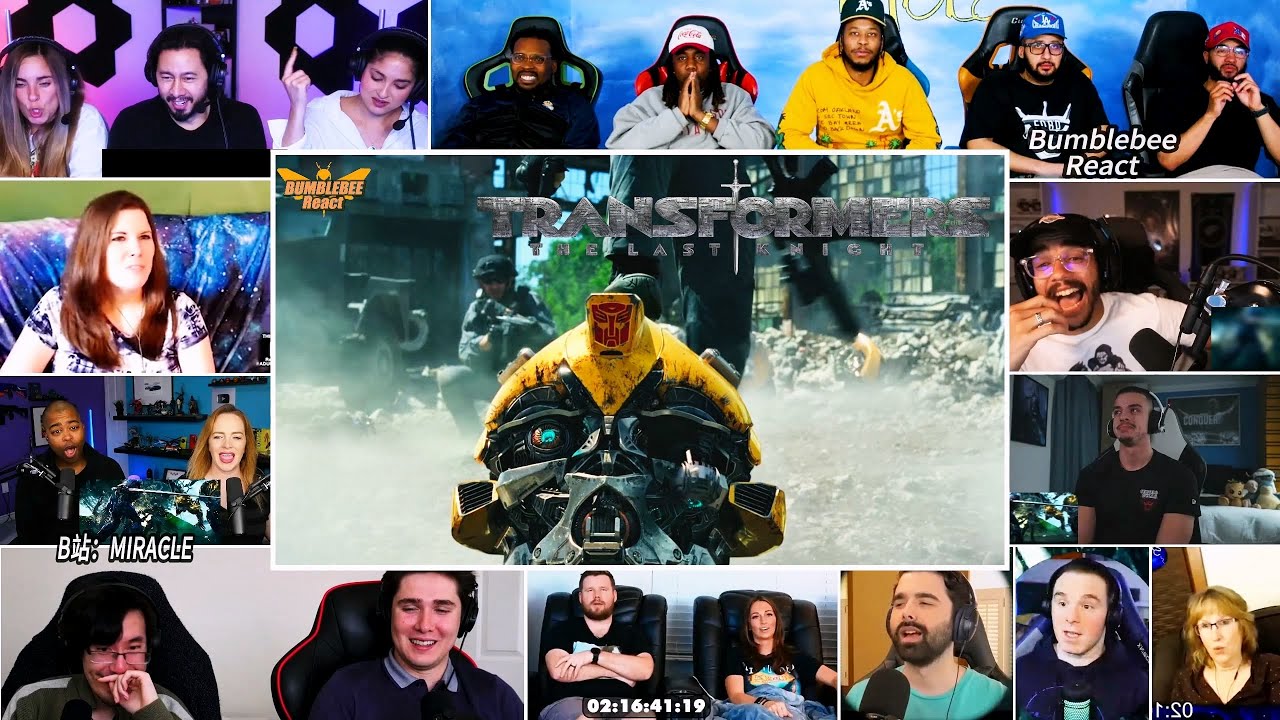 Bumblebee vs TRF | Transformers: The Last Knight (2017) reaction mashup