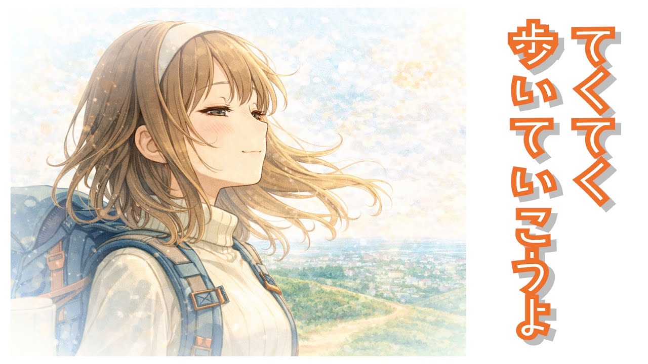 てくてく歩いて行こうよ（ #あいのね愛乃音 with #桜坂マコ ）  #AI作曲 #SunoAI #AI楽曲