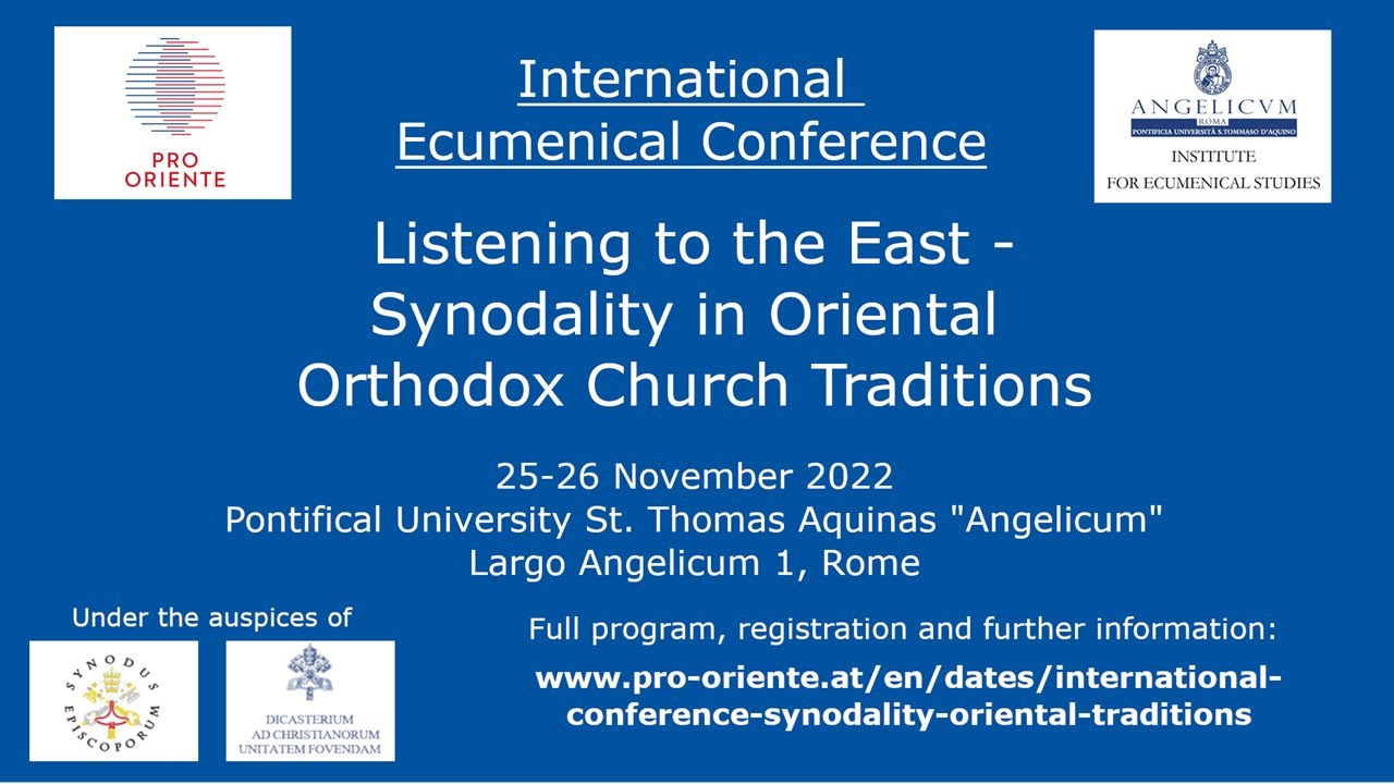 November 26th '22 - Listening to the East – Synodality in Oriental Orthodox Church Traditions