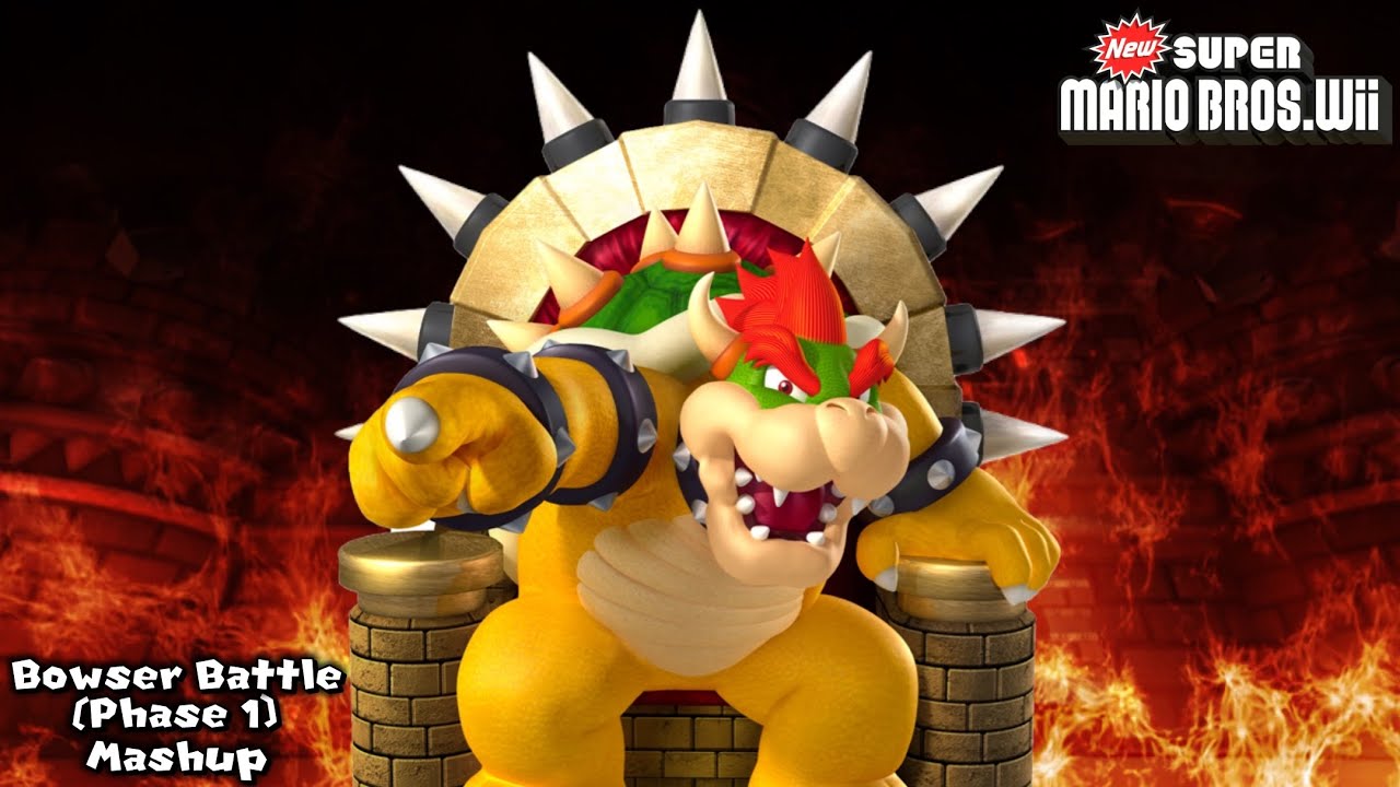 Bowser Battle (Phase 1) - New Super Mario Bros. Wii | Mashup