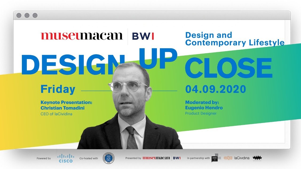 Design Up Close: Design and Contemporary Lifestyle | Keynote Presentation with Christian Tomadini