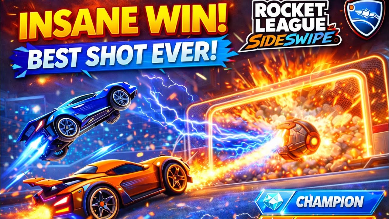 INSANE WIN! 😱 Best Shot of My Life | Rocket League Sideswipe