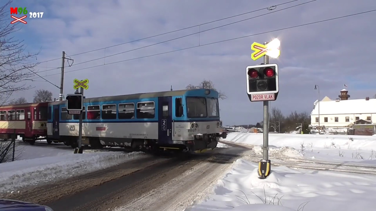 Železniční přejezd Letohrad #4 [P5192] - 12.1.2017 / Czech railroad crossing