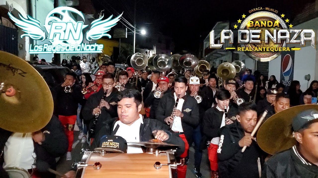 BANDA REYES DE LA NOCHE Y REAL DE NAZA CON 12 TUBAS🎺🔥, VILLA DE ETLA, 8VA DÍA DE MUERTOS 2022