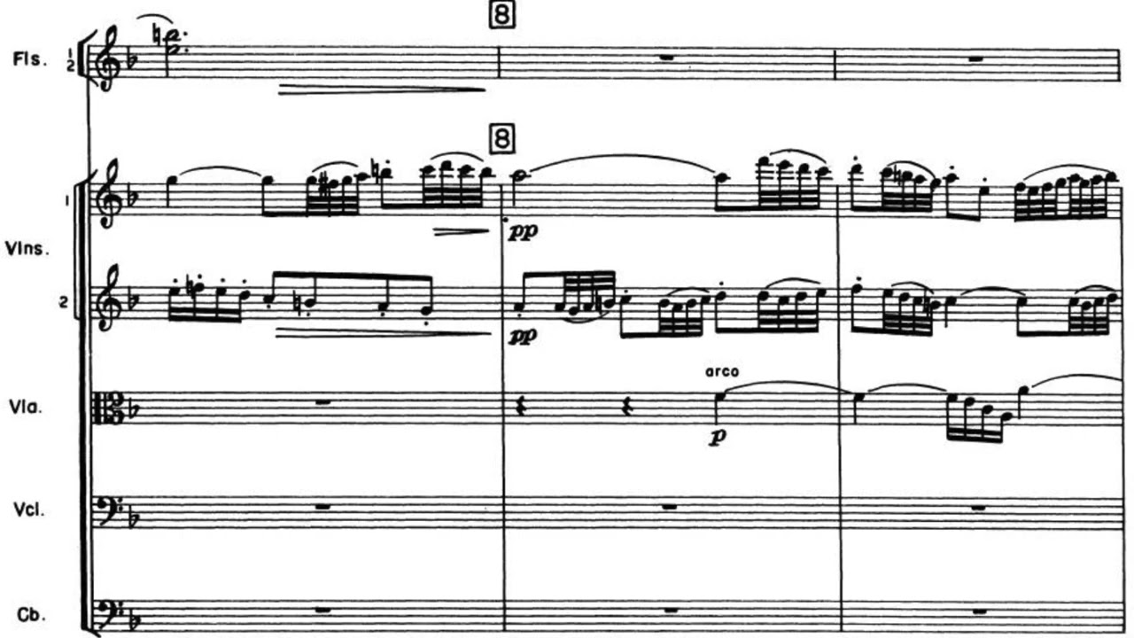 Hovhaness: Prelude and Quadruple Fugue, Op. 128 (w. Score)