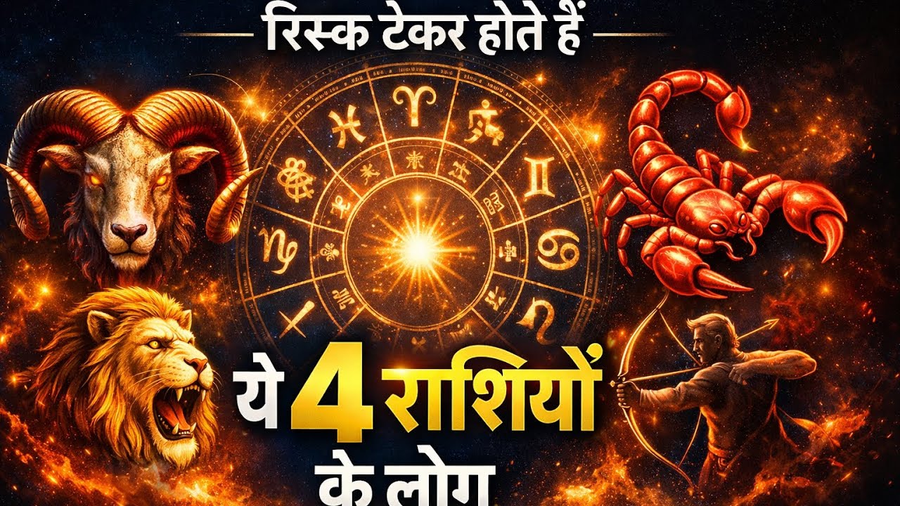 रिस्क टेकर होते है ये 4 राशियों के लोग #astrology #kundali #jyotish 