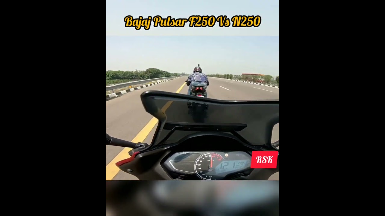 2023 Bajaj Pulsar F250 Vs N250 |Fastest Pulsar #shorts