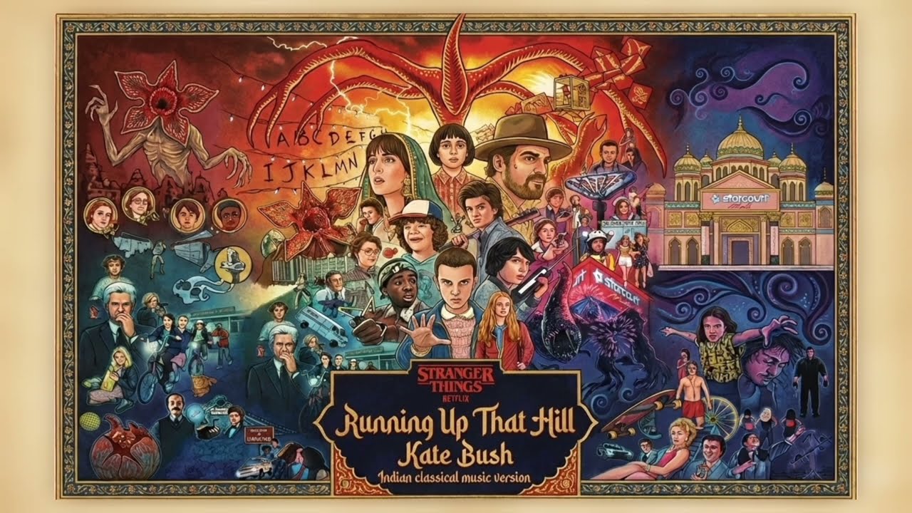 Stranger Things : Running Up That Hill - Indian Classical Version (Kate Bush) 