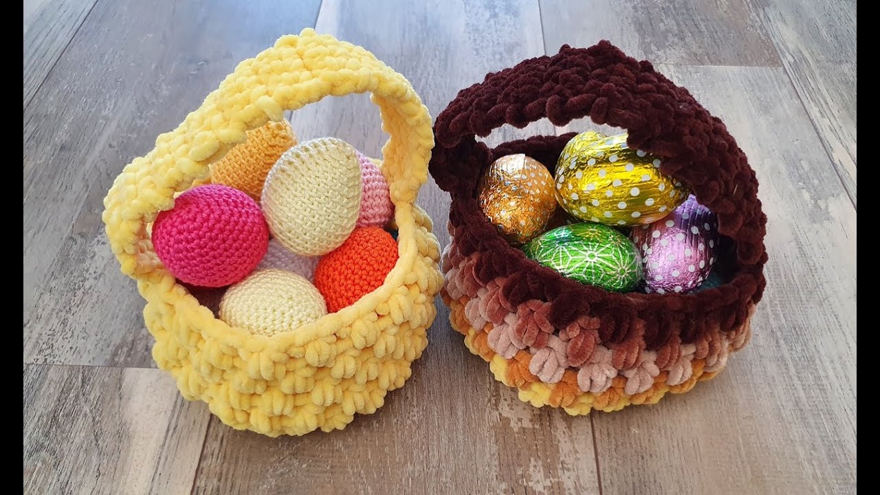 How to crochet this Easter Basket?