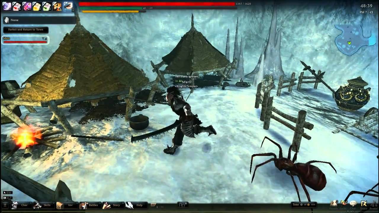 Vindictus - Max level Sword Lann Gameplay