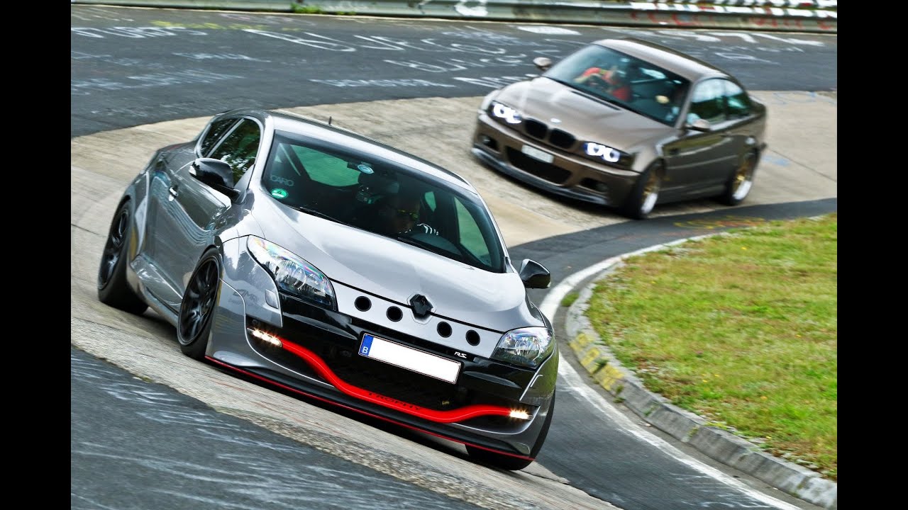 3,5L Stroker E46 M3 chasing my Renault Megane RS - Nürburgring Nordschleife