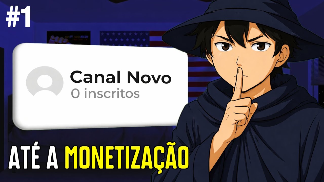 Criando um canal dark DO ZERO at&eacute; a monetiza&ccedil;&atilde;o [PASSO A PASSO] #1