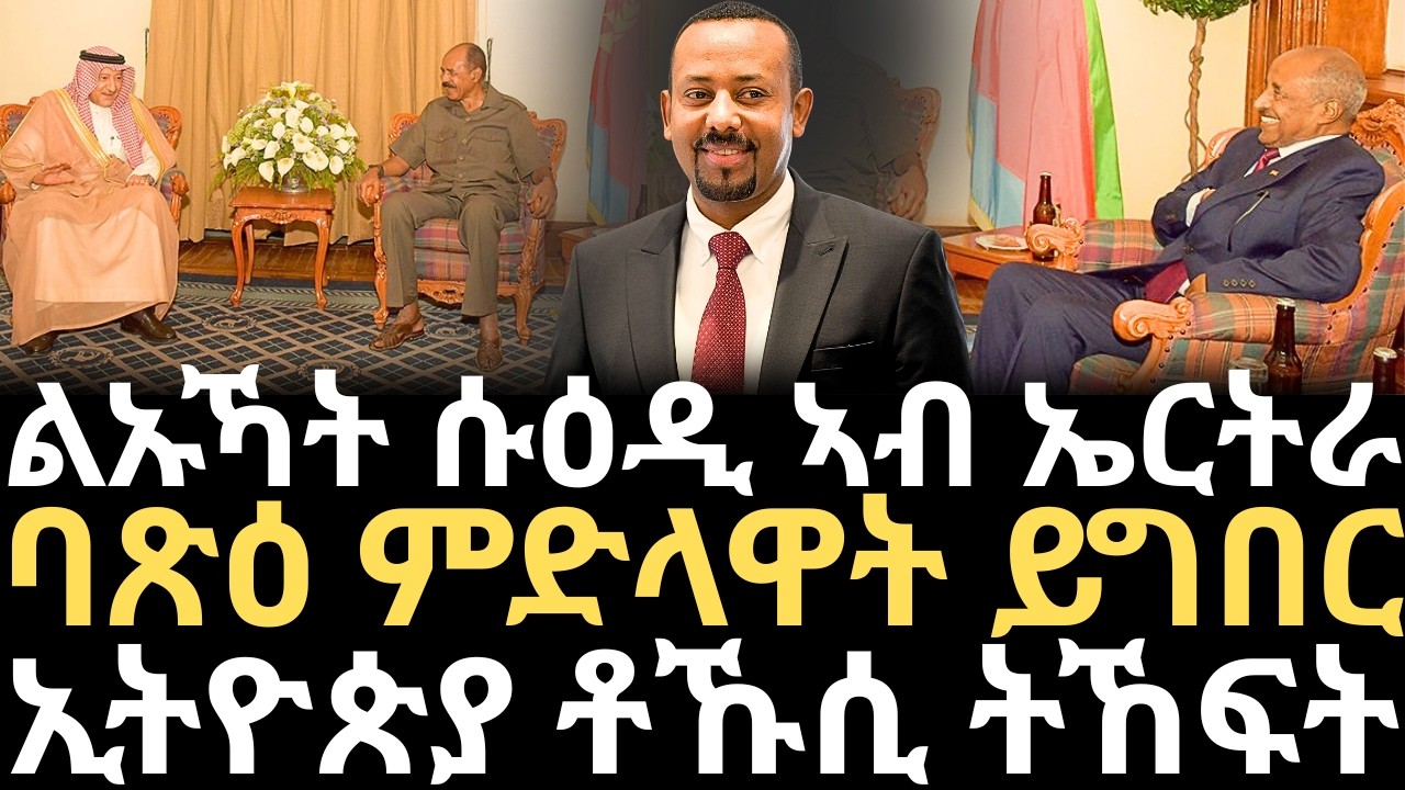 Breaking News - ልኡኻት ሱዕዲ ኣብ ኤርትራ - ባጽዕ ምድላዋት ይግበር - ኢትዮጵያ ቶኹሲ ትኸፍት - 13 Feb