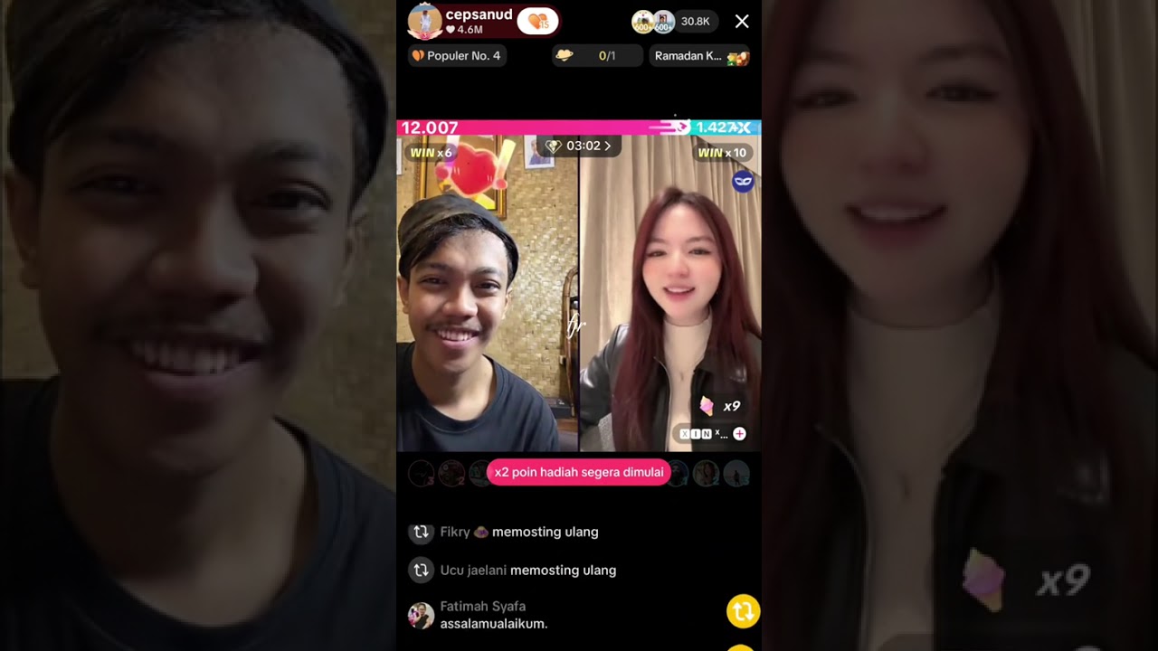 Cep Sanud minta lawan yang kuat ke sane, temennya Cantik #cepsanud