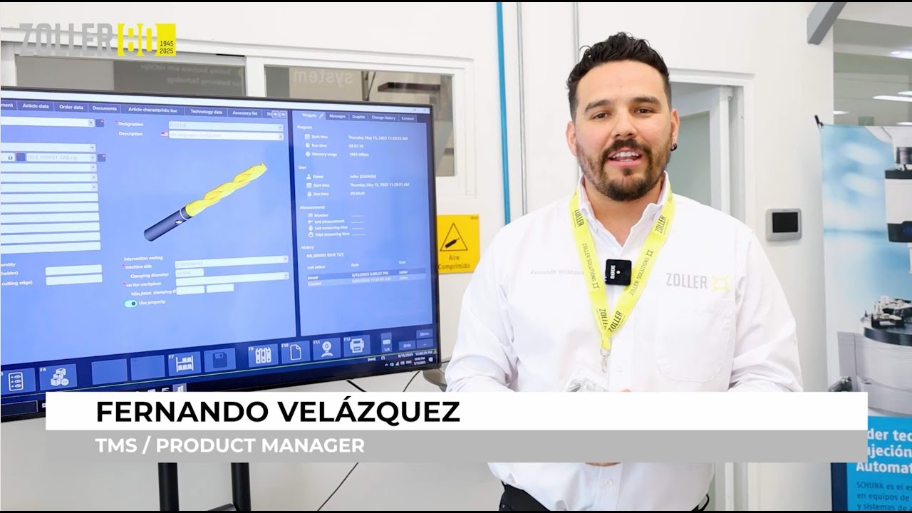 Zoller M&eacute;xico apuesta por trazabilidad total con su sistema TMS para herramientas de corte