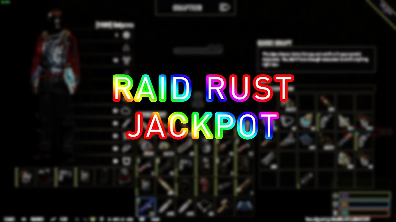 Rust raid jackpot (8 c4)