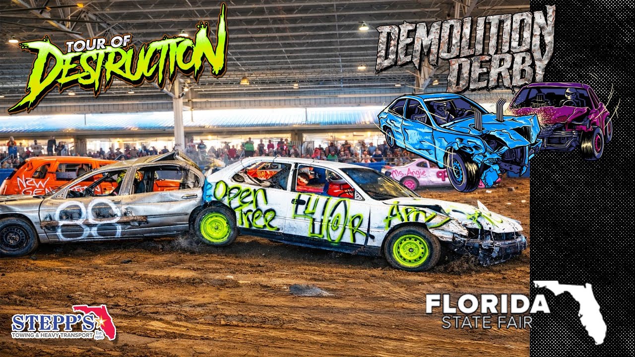 FLORIDA STATE FAIR 2023 - DEMOLITION DERBY