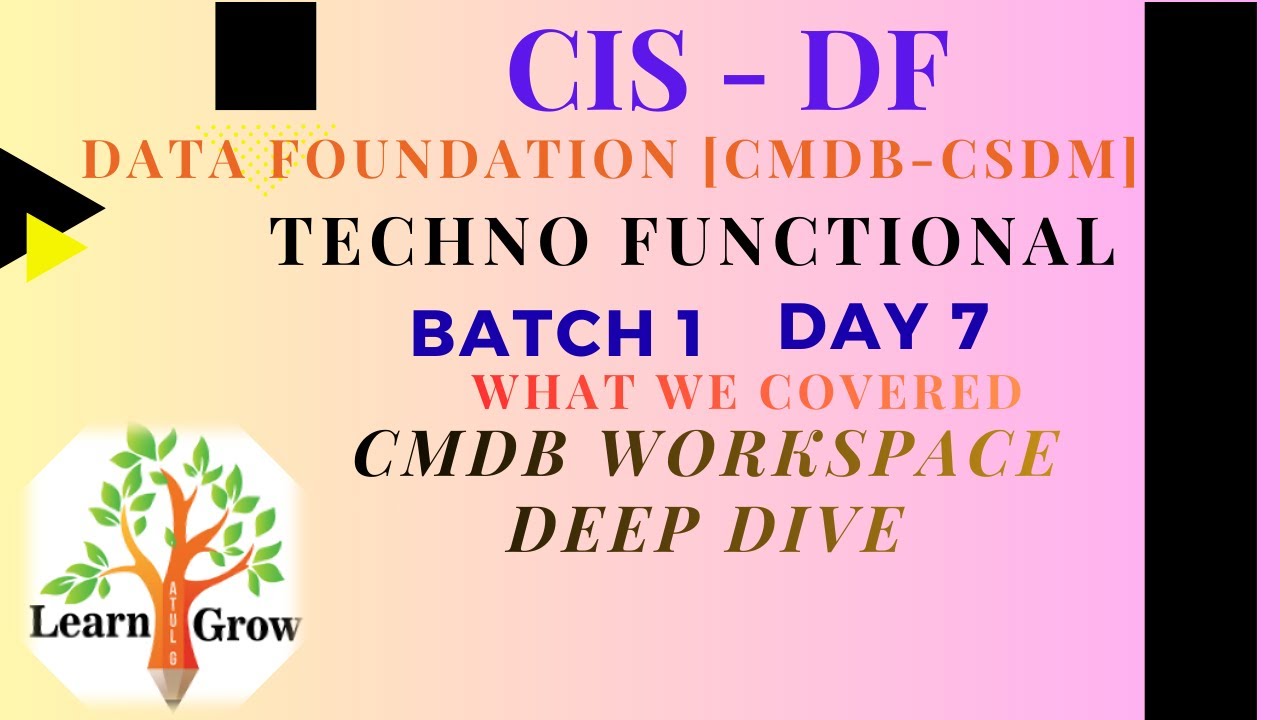 CIS-DF--Day7 CMDB Workspace Deep Dive