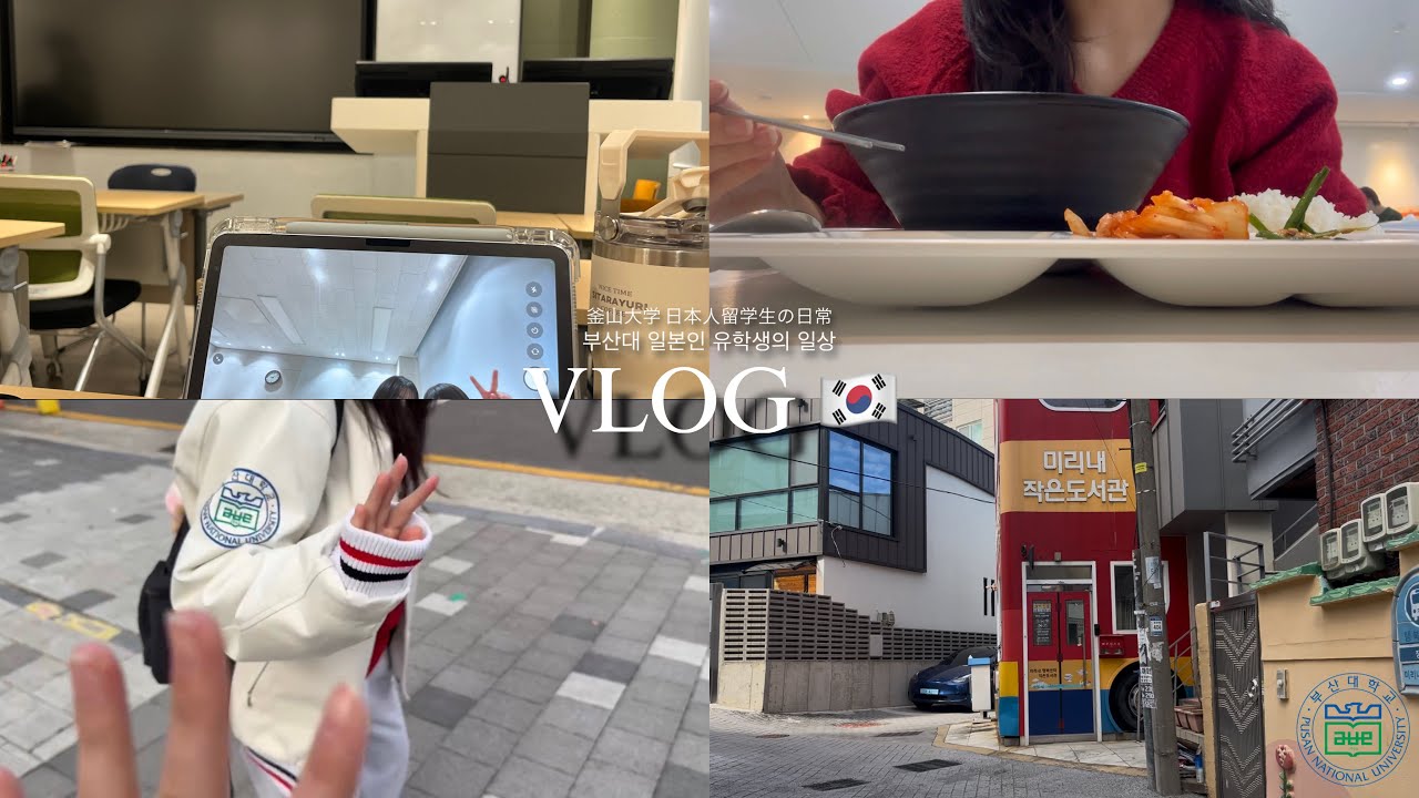 부산대학 일본인유학생의 일상 VLOGㅣ釜山大学 日本人留学生の日常 VLOG