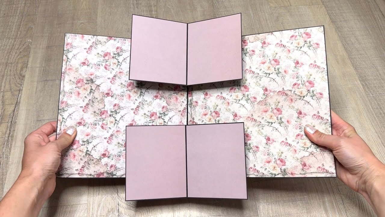 Double Pop Up Card Tutorial | Scrapbook Page for 4 Photos