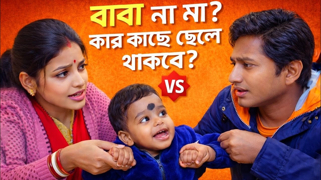 বাবা না মা? কার কাছে থাকবে ছেলে 😢 | Family Emotional Vlog