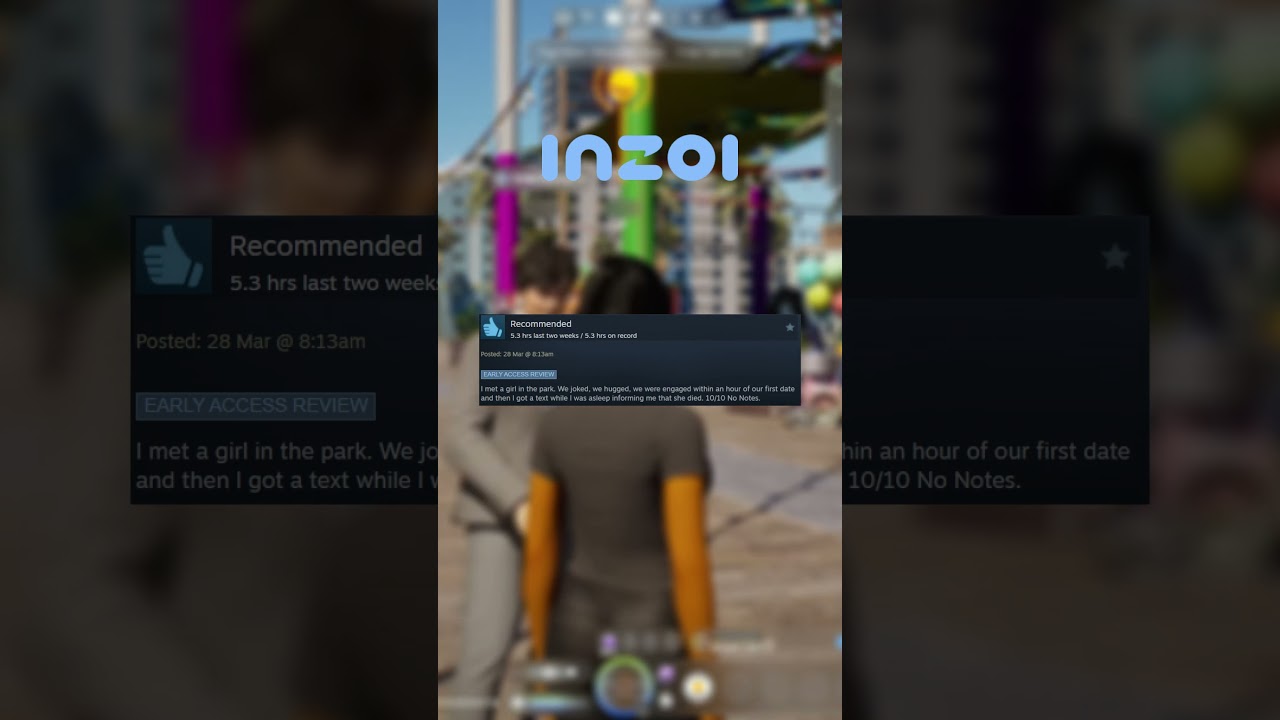 inZOI Best Steam Reviews #gaming #steam #inzoi