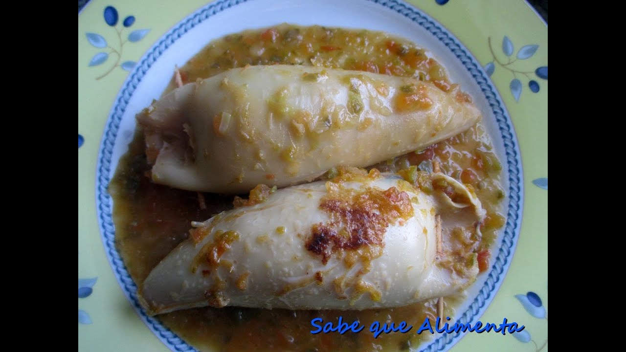Calamares rellenos de marisco » Sabe que Alimenta