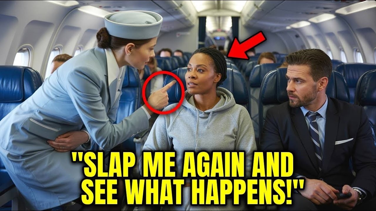 Flight Attendant Slaps a Black Woman – Unaware She’s the Billionaire Who Owns the Plane!