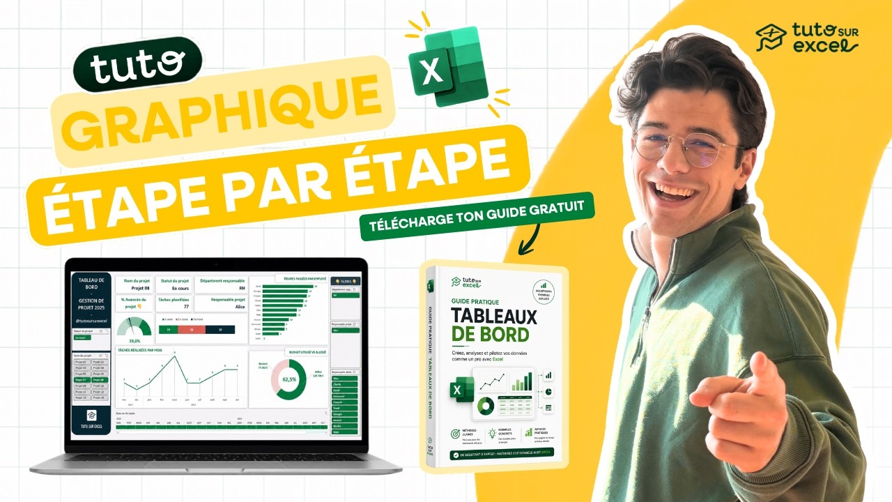 GRAPHIQUES EXCEL pour DÉBUTANTS - Tutoriel Complet étape par étape 📊