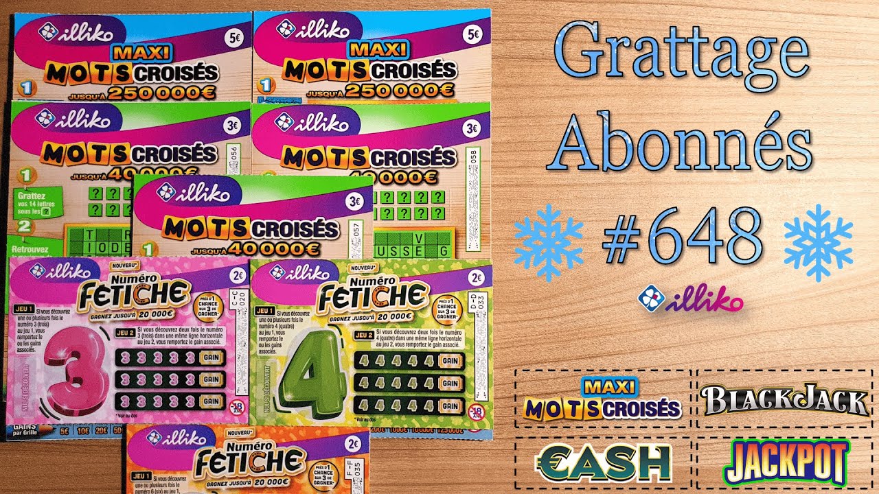 Grattage Abonnés #648 • FDJ/Illiko