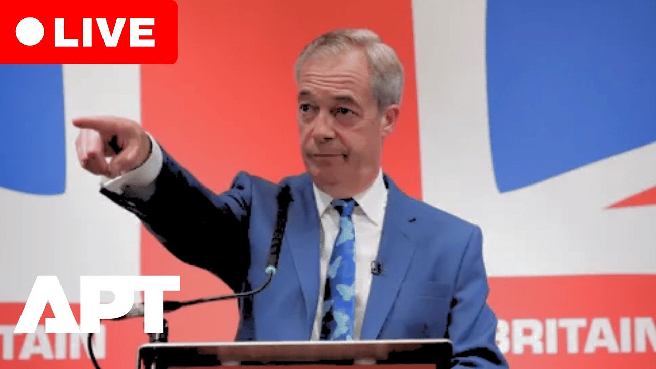 LIVE | Nigel Farage Announces Reform UK Shadow Cabinet and New Party Leadership Team | APT