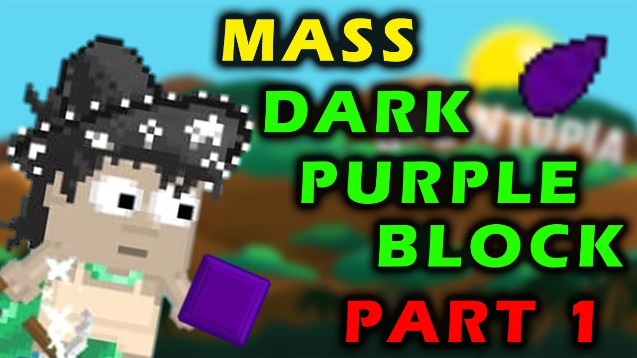 MASS DARK PURPLE BLOCK | ZorRact Growtopia Profit 2026