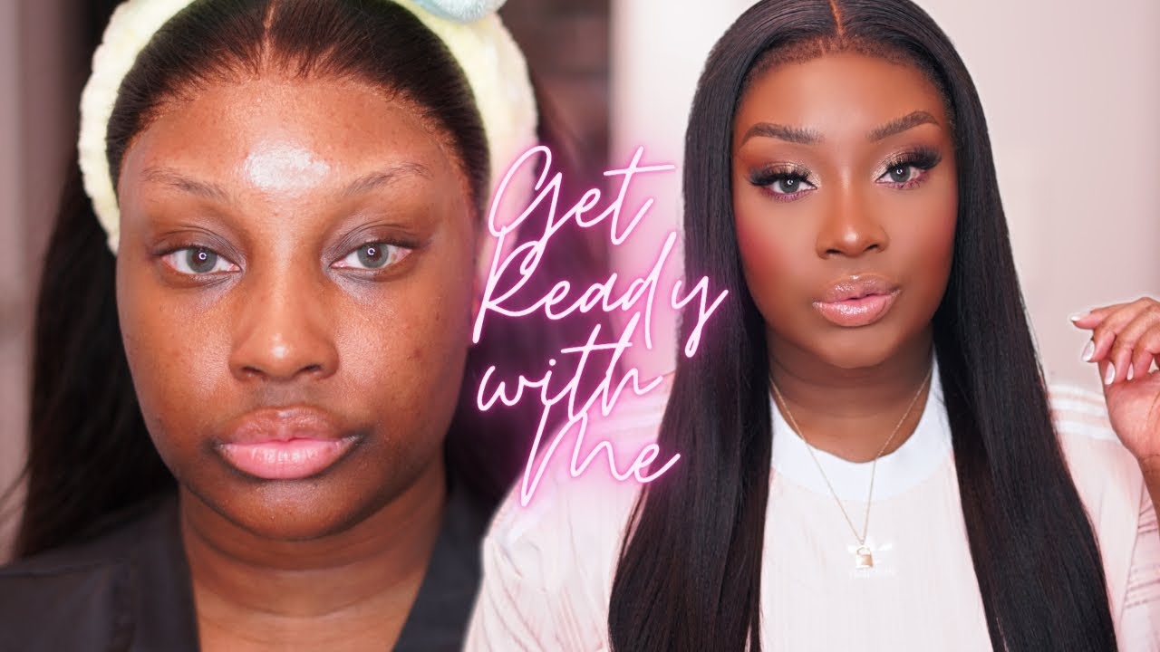 HOT PINK & GLITTER Glam Makeup + Hair TRANSFORMATION