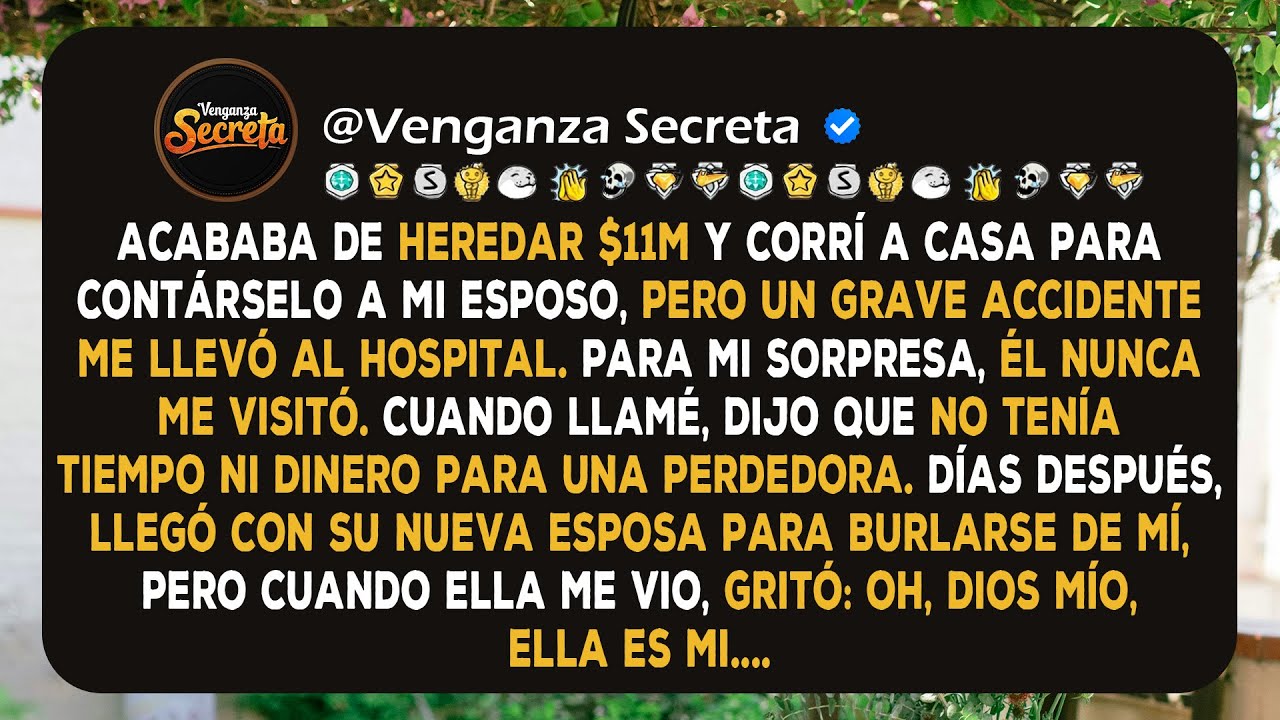 Sobreviví a un accidente después de heredar $11M. Cuando la nueva esposa de mi esposo me vio, gritó