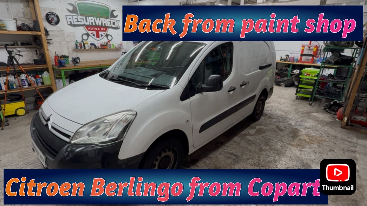 CITREON BERLINGO 2017 CAT S FROM COPART SALVAGE REBIULD PART 3